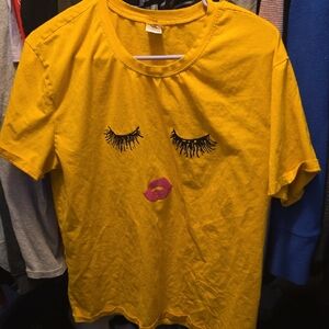 Glam Mustard Yellow Tee